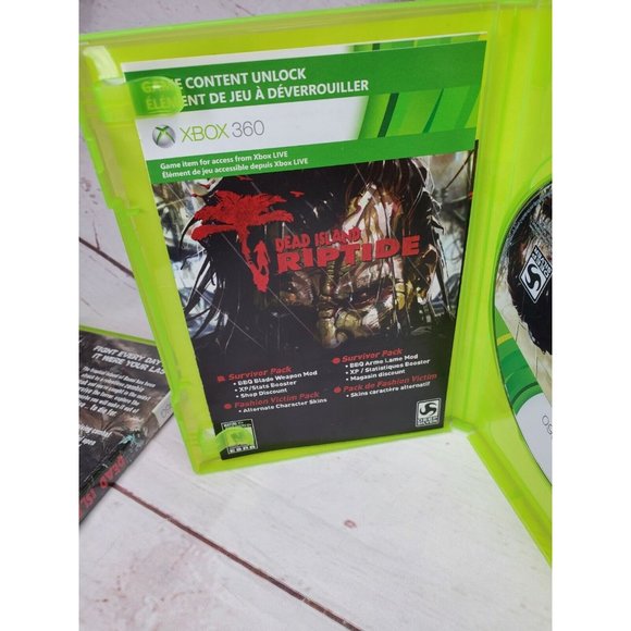 Xbox 360 Dead Island & Dead Island Riptide Video Game Bundle No Scratches - Picture 6 of 12